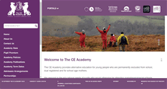 Desktop Screenshot of ce-academy.org